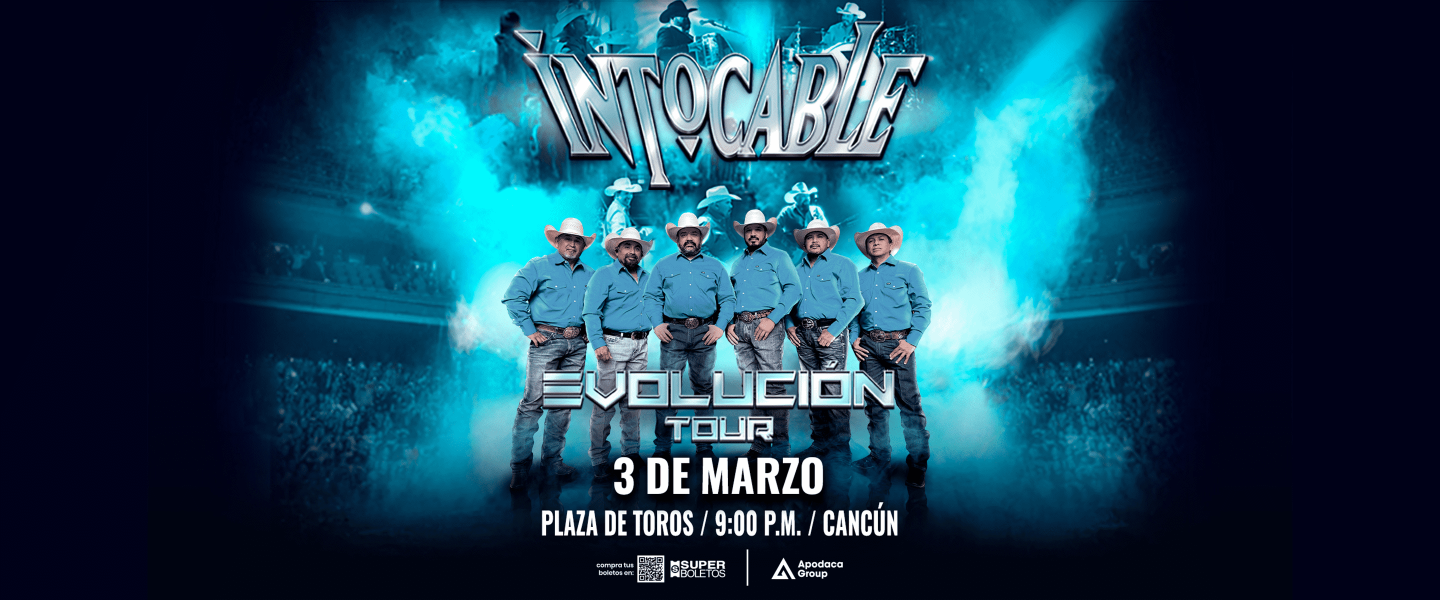 INTOCABLE La gira Evolución Tour estará en Cancún Conciertos Cancún